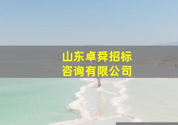 山东卓舜招标咨询有限公司